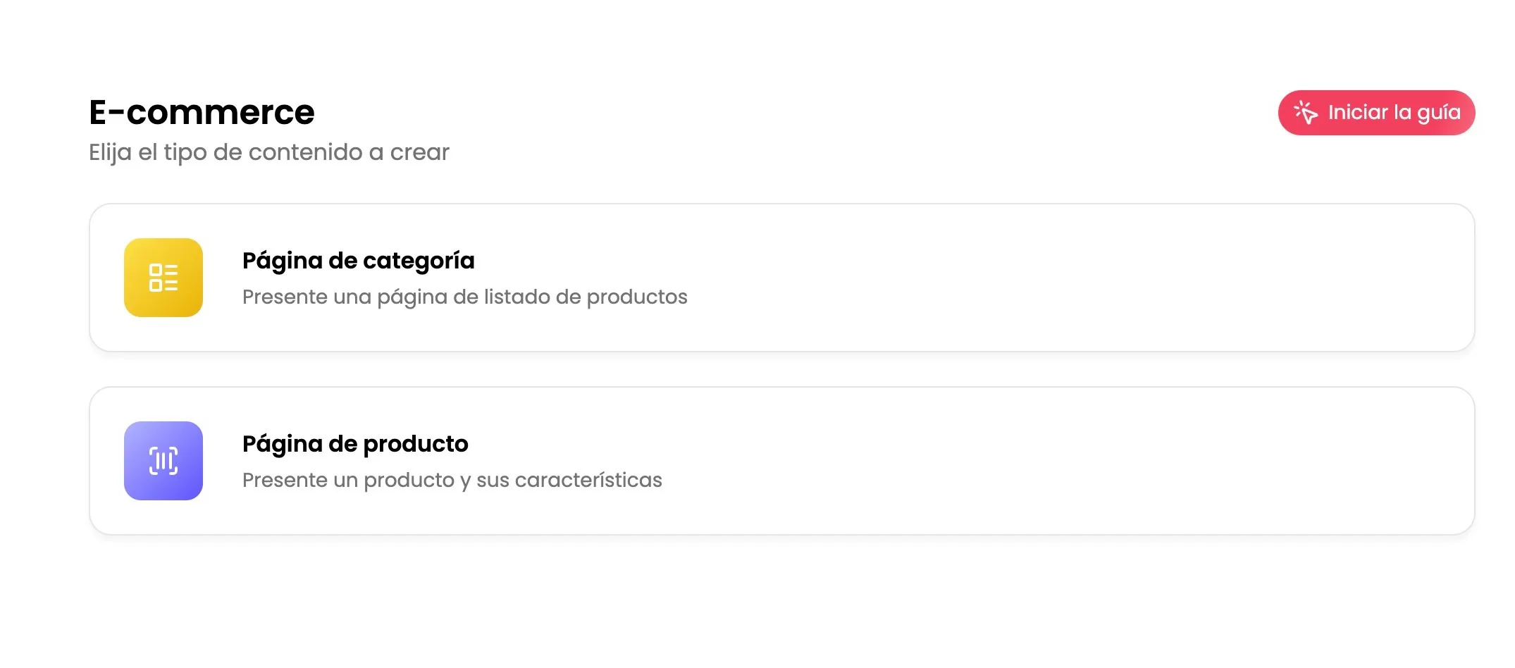 Modo E-commerce de WiseWand : generación de páginas de categoría y páginas de producto optimizadas para SEO
